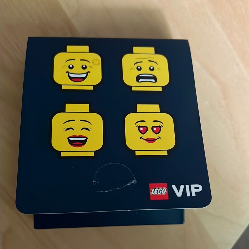 LEGO VIP Emoji Face Coaster Set - Yellow and Blue